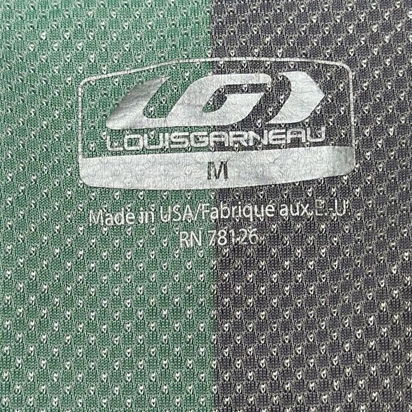 LOUIS GARNEAU Medium Las Vegas Cyclery Cycling Jersey Shirt Green - Picture 7 of 9
